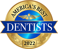 America best dentist badge 2022